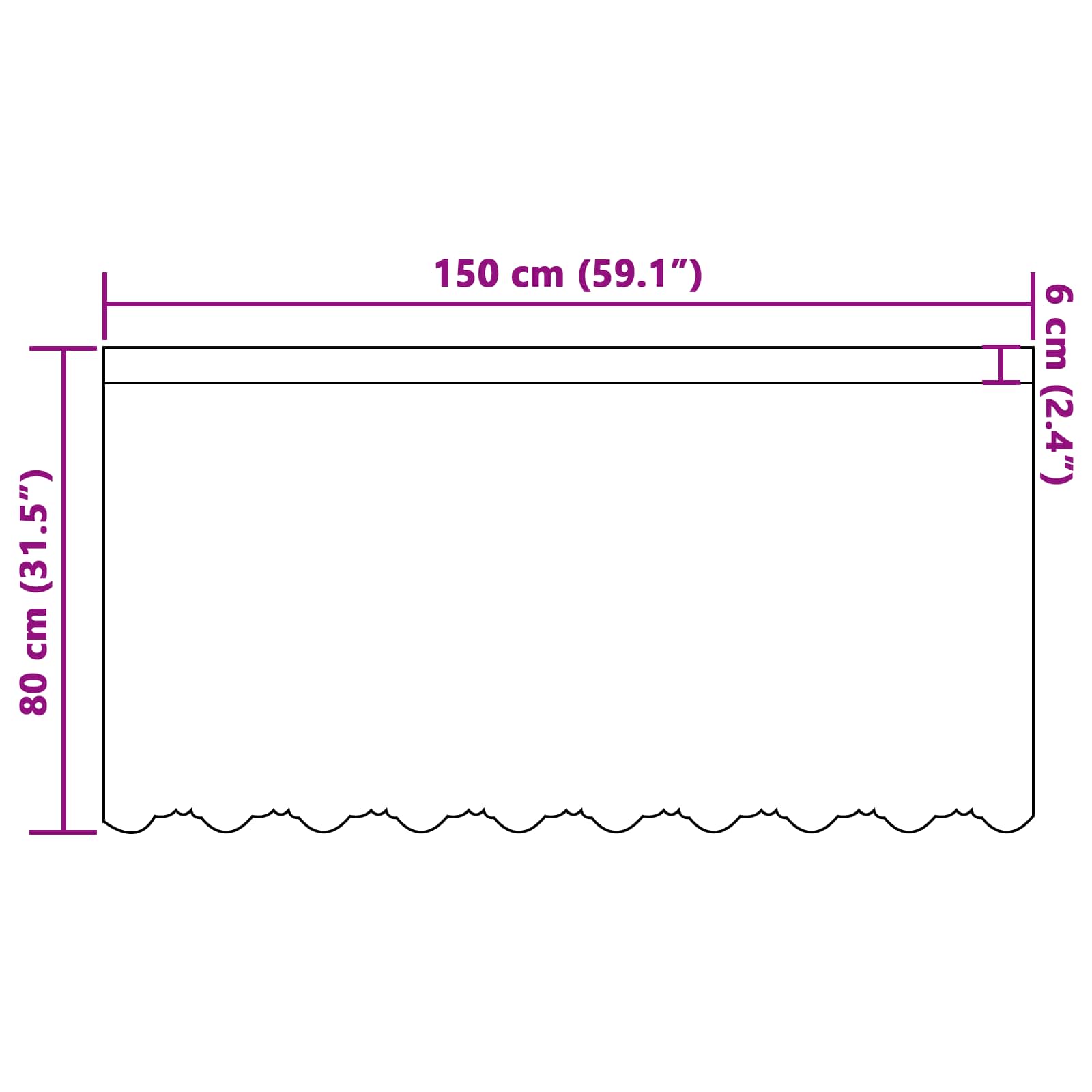 Tenda in Pizzo con tende Floreale Bianco 80 x 150 cm Poliestere | homemem39