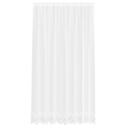 Tenda in Pizzo con tende Bianco 200 x 200 cm Poliestere