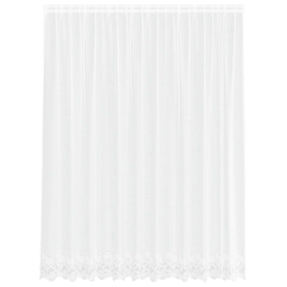 Tenda in Pizzo con tende Bianco 200 x 300 cm Poliestere | homemem39