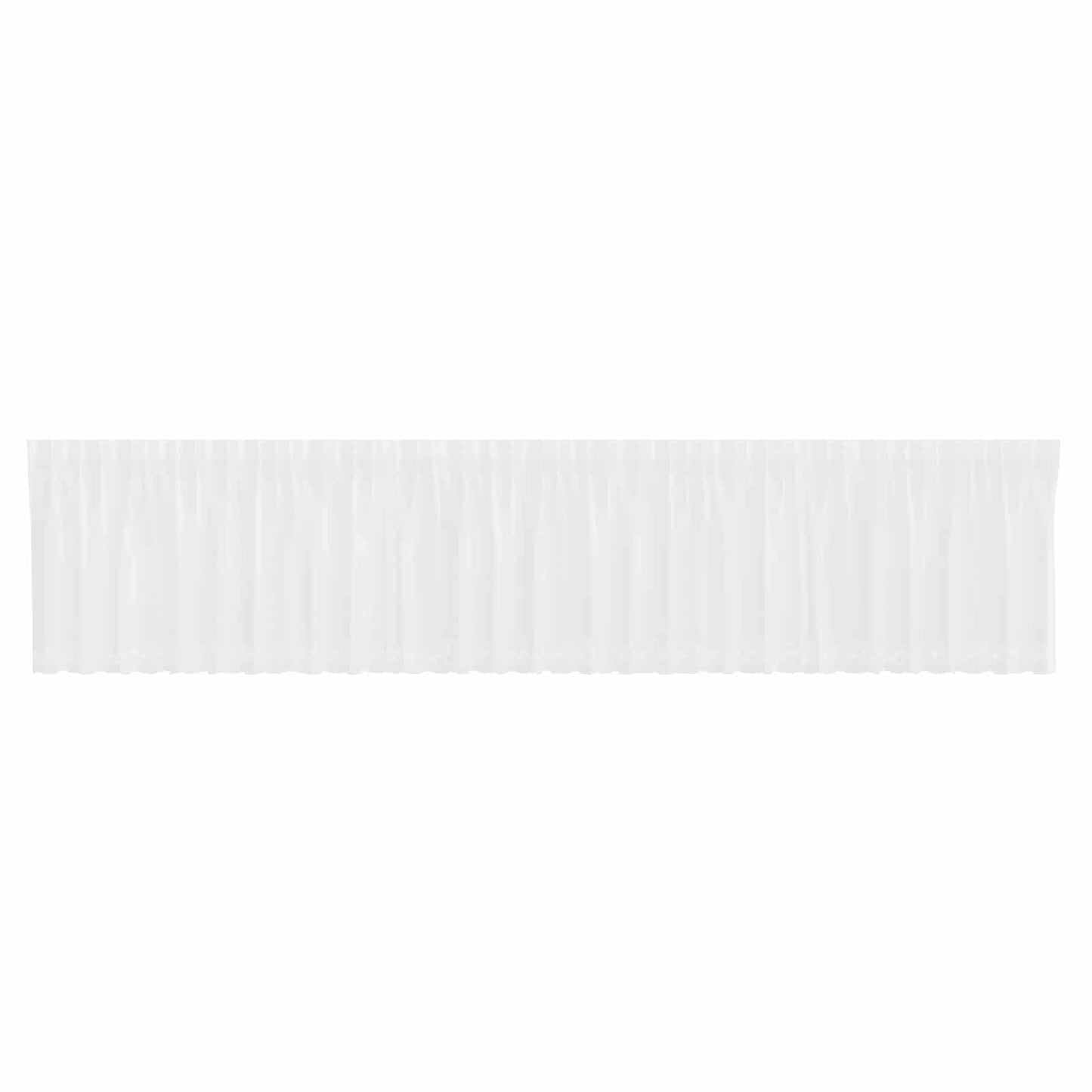 Tenda in Pizzo con tende Bianco 120 x 750 cm Poliestere | homemem39