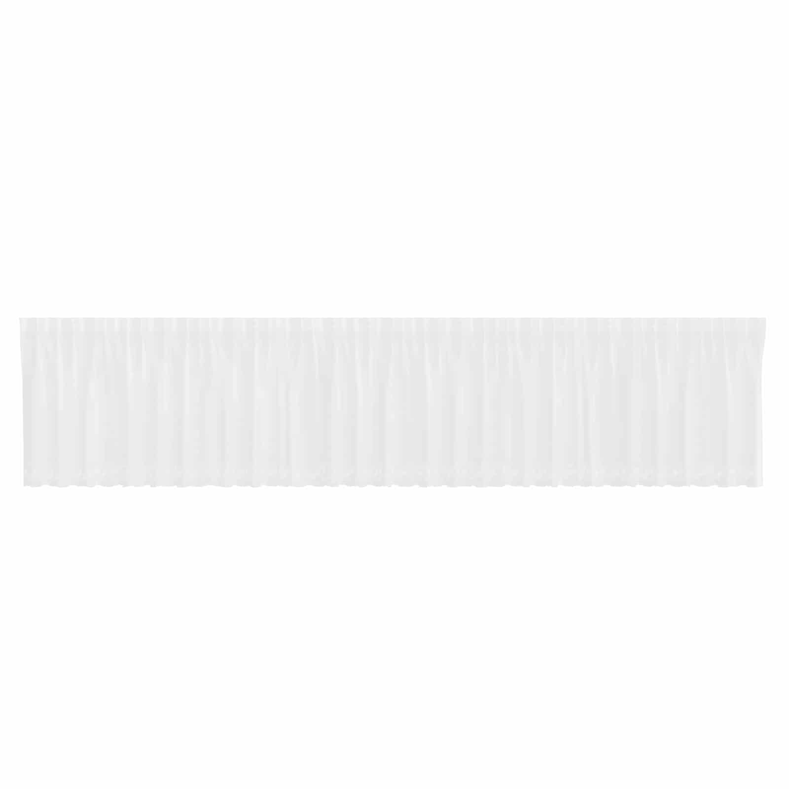 Tenda in Pizzo con tende Bianco 120 x 750 cm Poliestere | homemem39