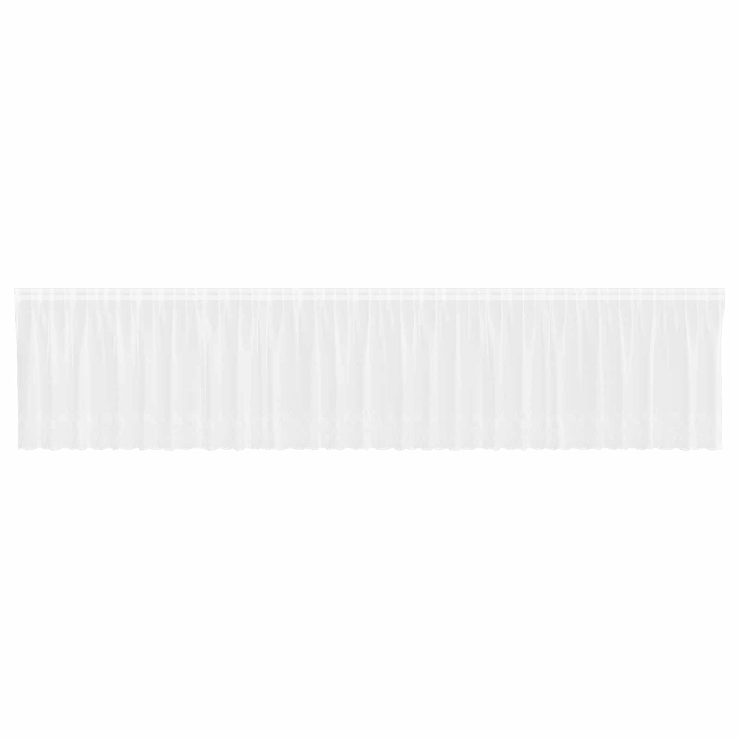 Tenda in Pizzo con tende Bianco 160 x 750 cm Poliestere | homemem39
