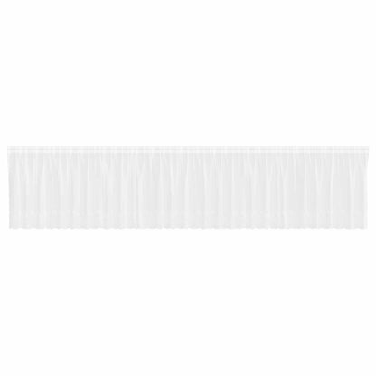 Tenda in Pizzo con tende Bianco 160 x 750 cm Poliestere | homemem39