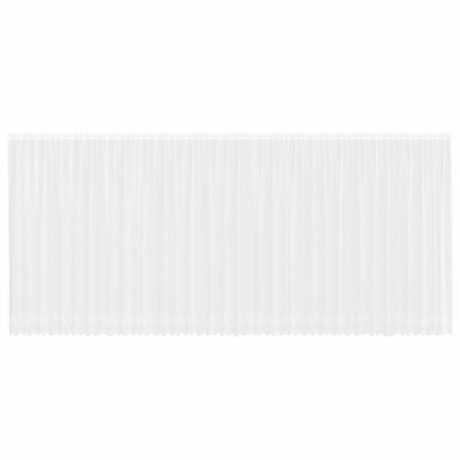 Tenda in Pizzo con tende Floreale Bianco 240x900cm Poliestere | homemem39