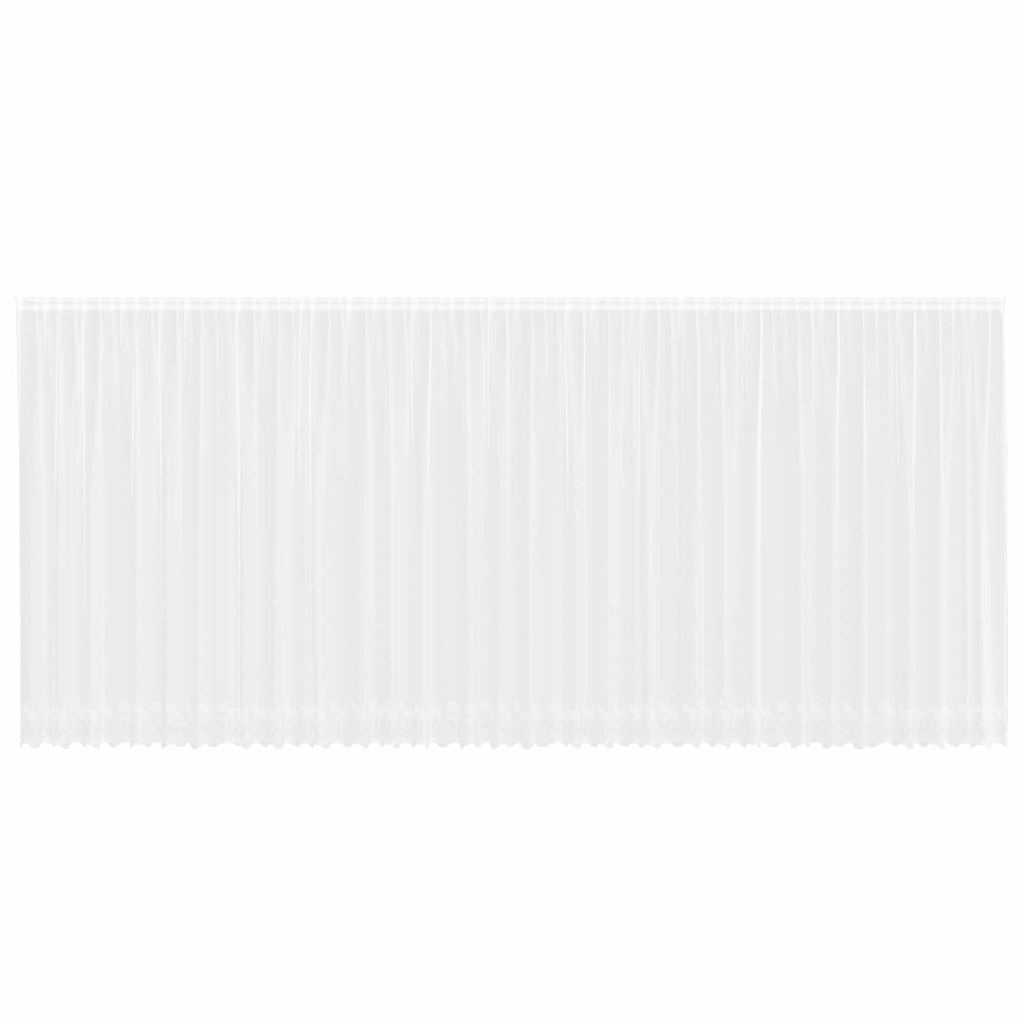 Tenda in Pizzo con tende Bianco 245 x 900 cm Poliestere | homemem39