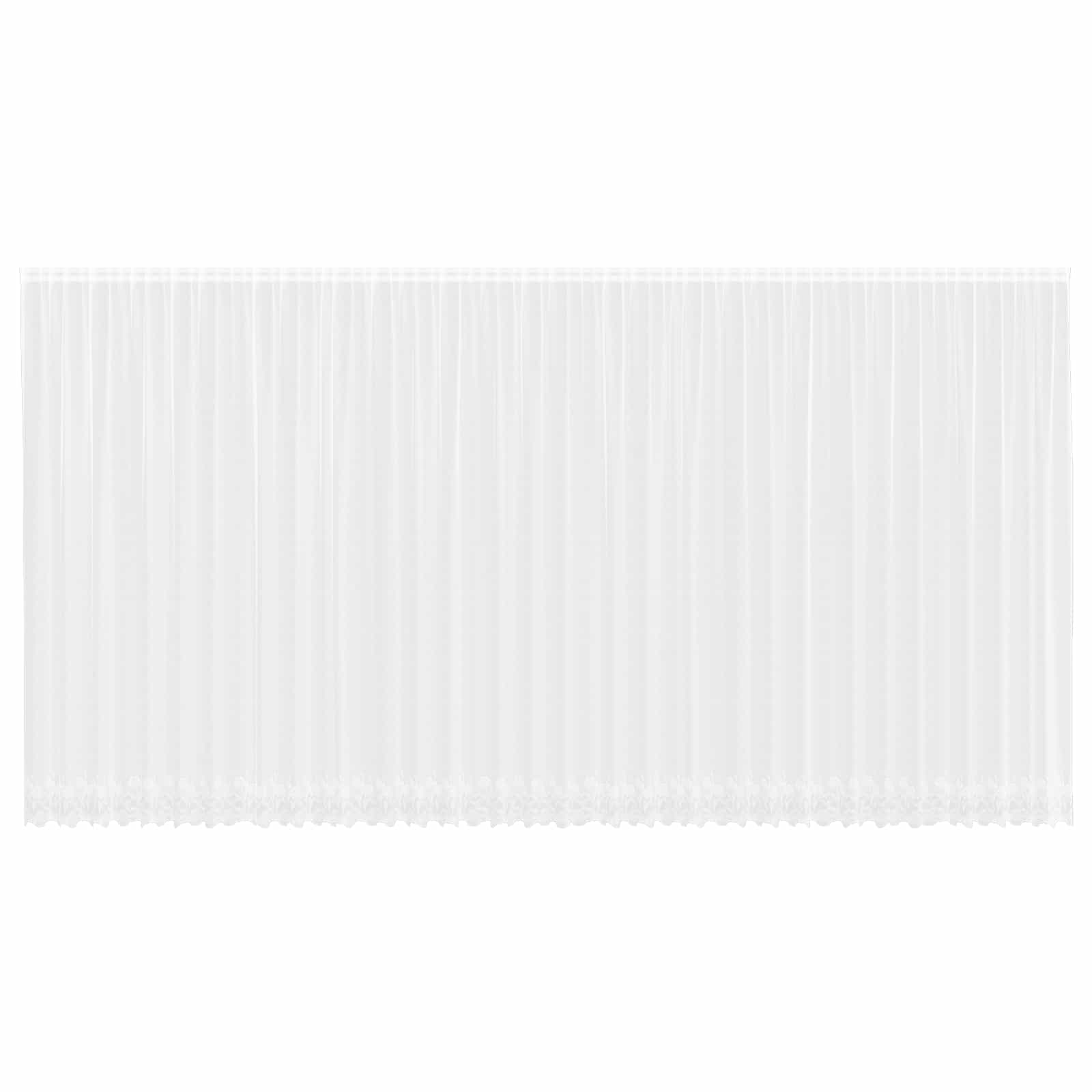 Tenda in Pizzo con tende Bianco 260 x 900 cm Poliestere | homemem39