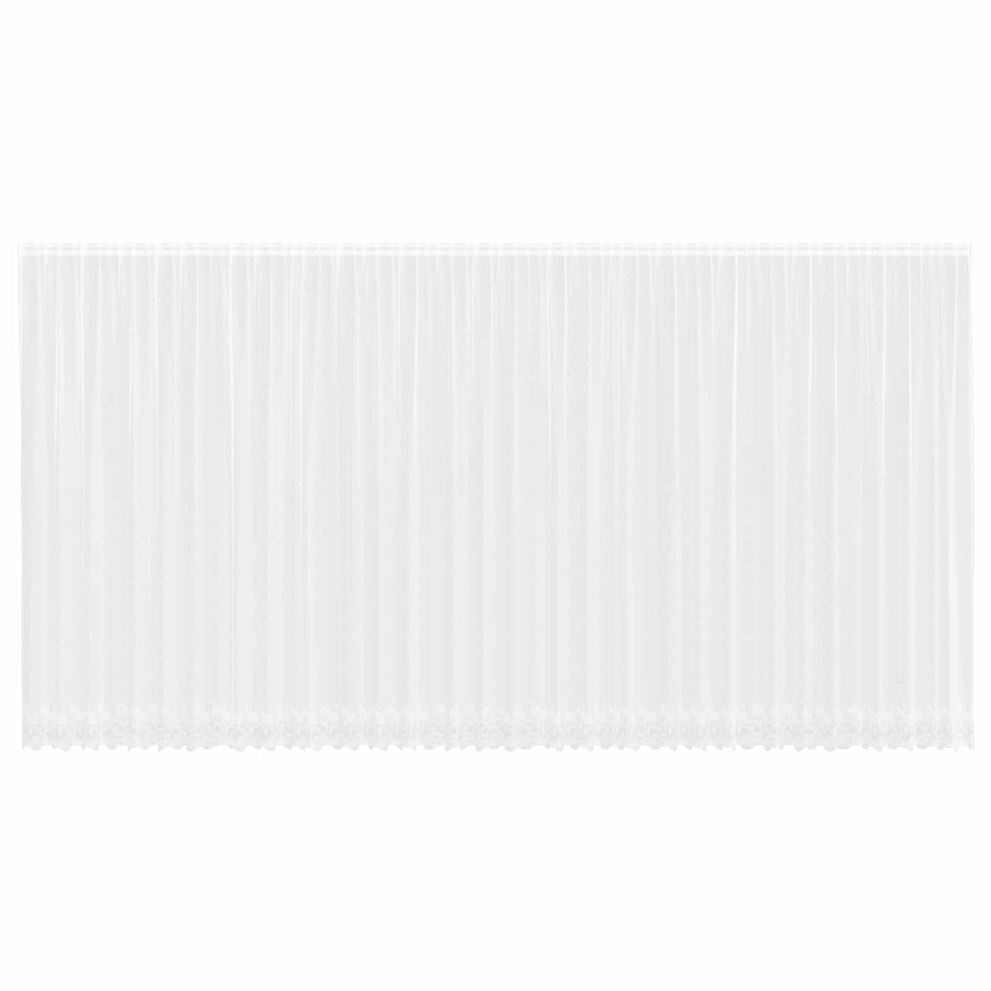 Tenda in Pizzo con tende Bianco 280 x 900 cm Poliestere | homemem39