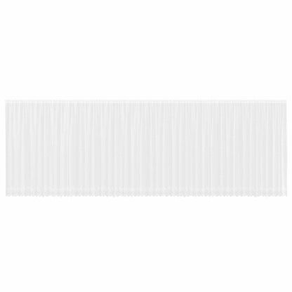 Tenda in Pizzo con tende Bianco 200 x 1200 cm Poliestere | homemem39