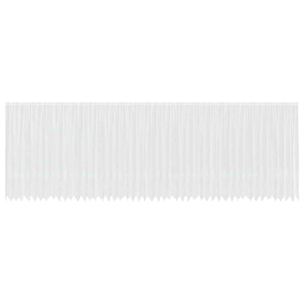 Tenda in Pizzo con tende Bianco 245 x 1200 cm Poliestere