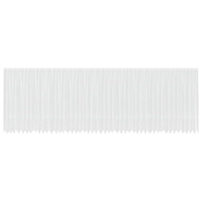 Tenda in Pizzo con tende Bianco 245 x 1200 cm Poliestere