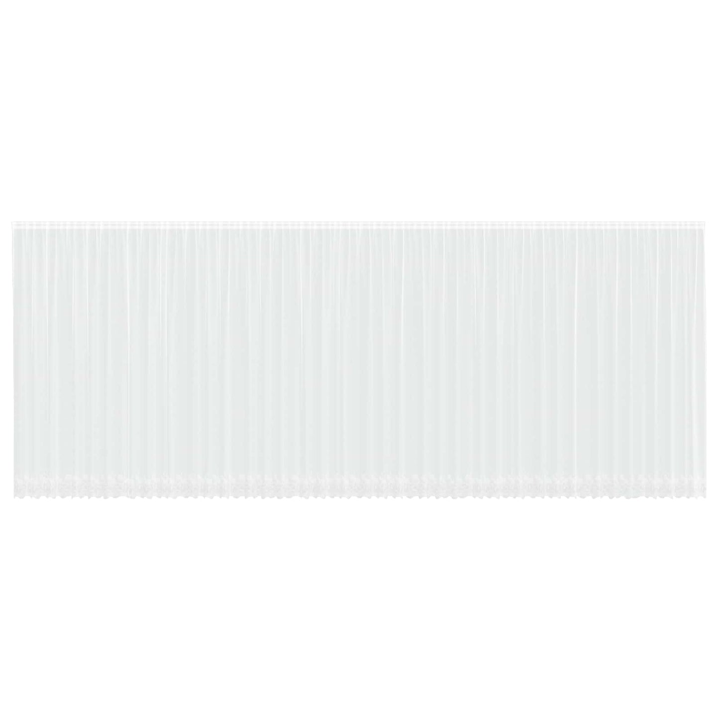 Tenda in Pizzo con tende Bianco 260 x 1200 cm Poliestere | homemem39