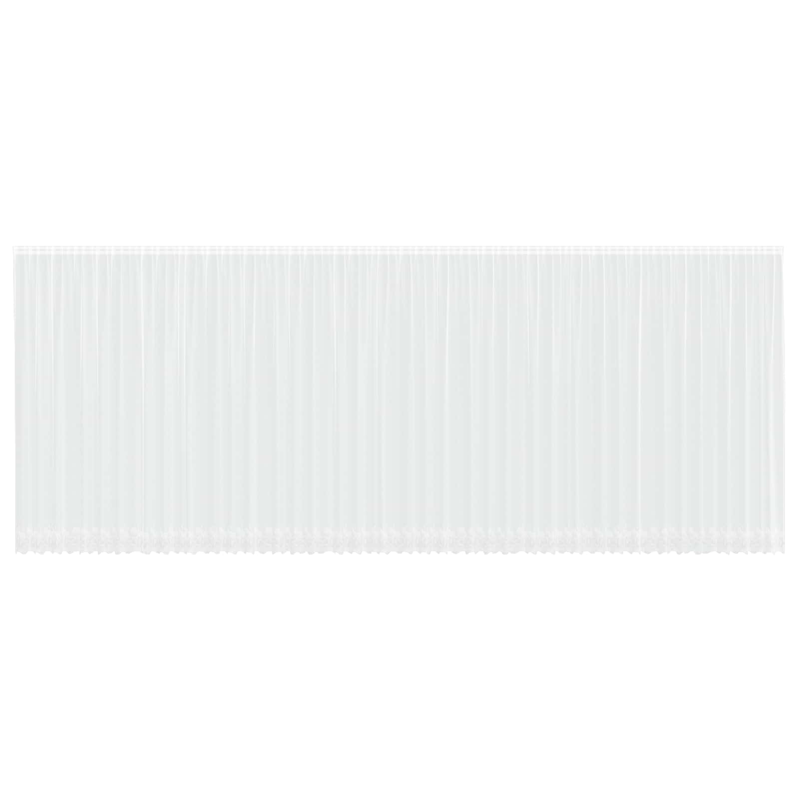 Tenda in Pizzo con tende Bianco 1200 x 300 cm Poliestere | homemem39