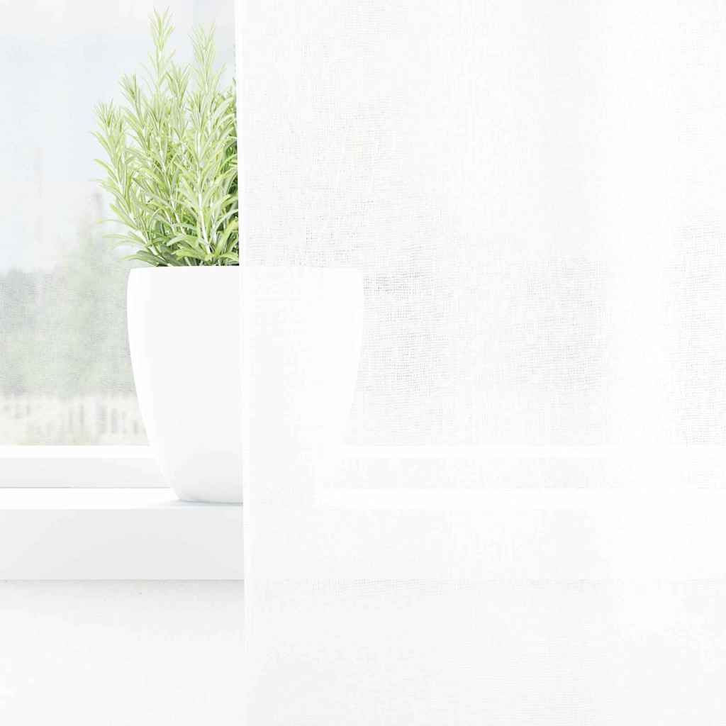 Tenda in Velo con tende 2 pcs Bianco 175 x 140 cm Poliestere | homemem39