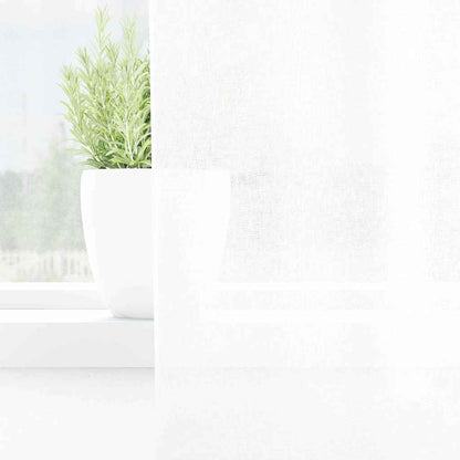 Tenda in Velo con tende 2 pcs Bianco 175 x 140 cm Poliestere | homemem39