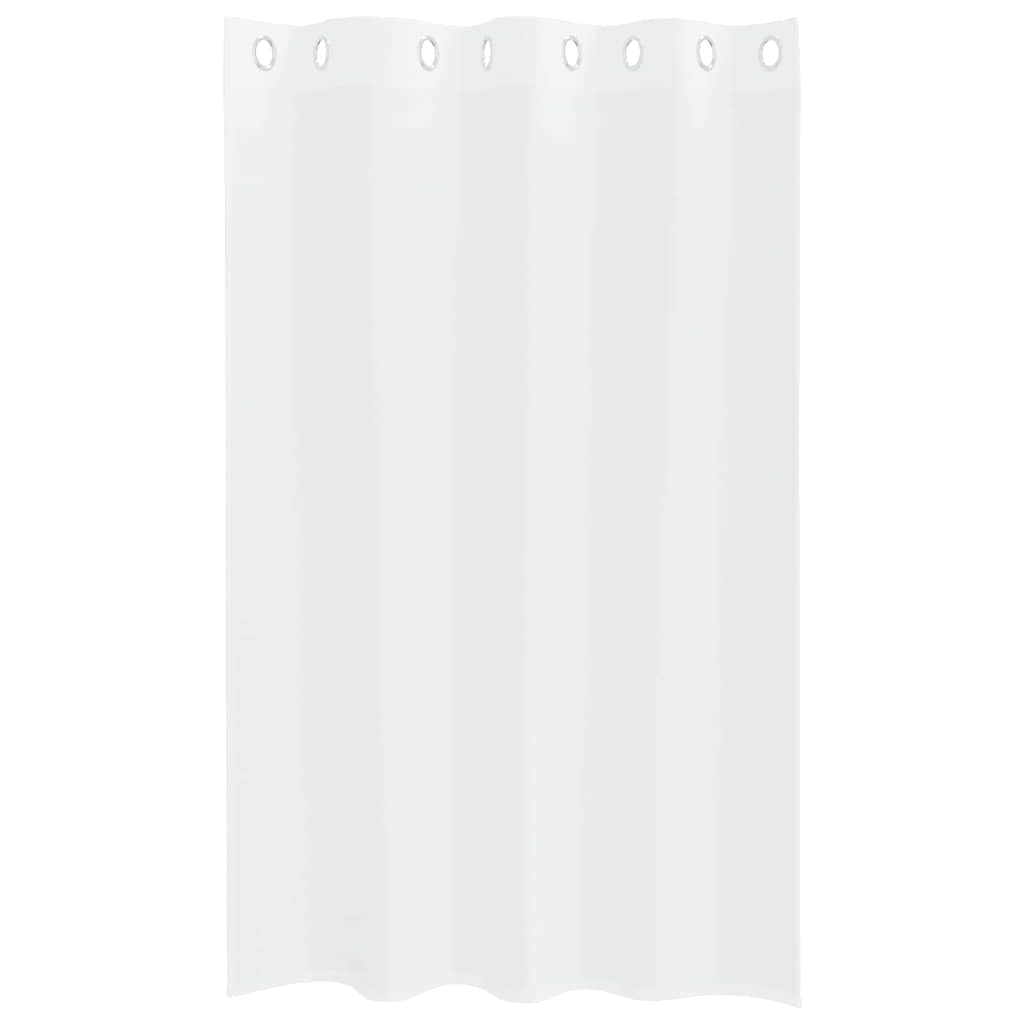 Tenda in Velo con tende 2 pcs Bianco 175 x 140 cm Poliestere | homemem39