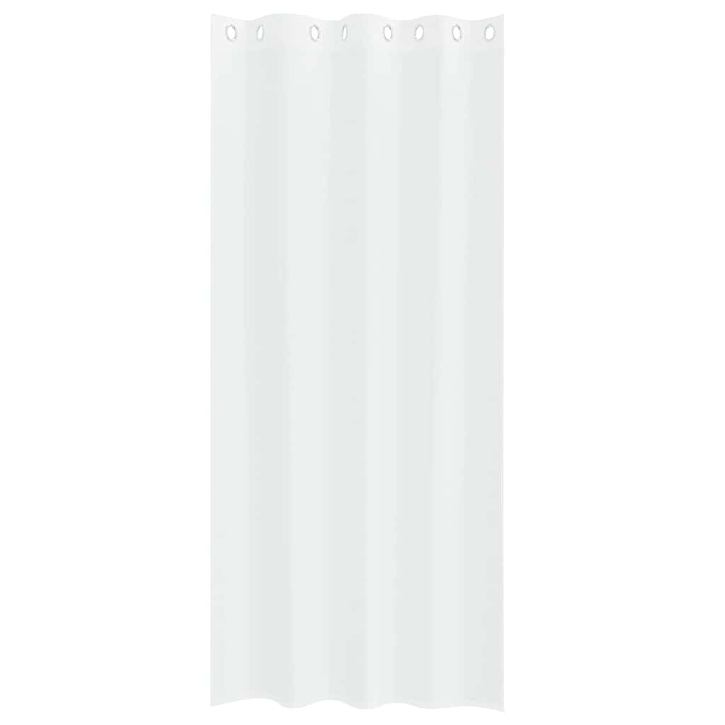 Tenda in Velo con tende 2 pcs Bianco 245 x 140 cm Poliestere | homemem39