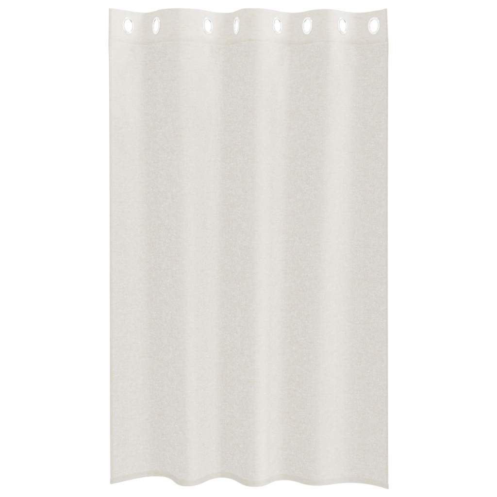 Tenda in Velo con tende 2 pcs Crema 175 x 140 cm Poliestere | homemem39