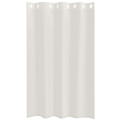 Tenda in Velo con tende 2 pcs Crema 175 x 140 cm Poliestere | homemem39