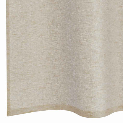 Tenda in Velo con tende 2 pcs Sabbia 245 x 140 cm Poliestere | homemem39