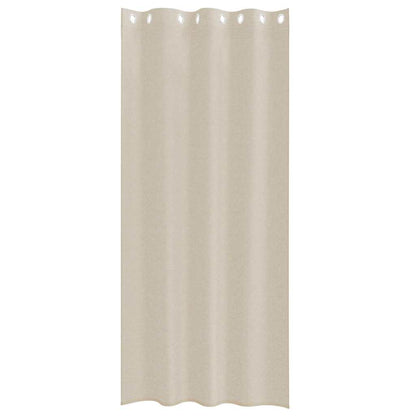 Tenda in Velo con tende 2 pcs Sabbia 245 x 140 cm Poliestere | homemem39
