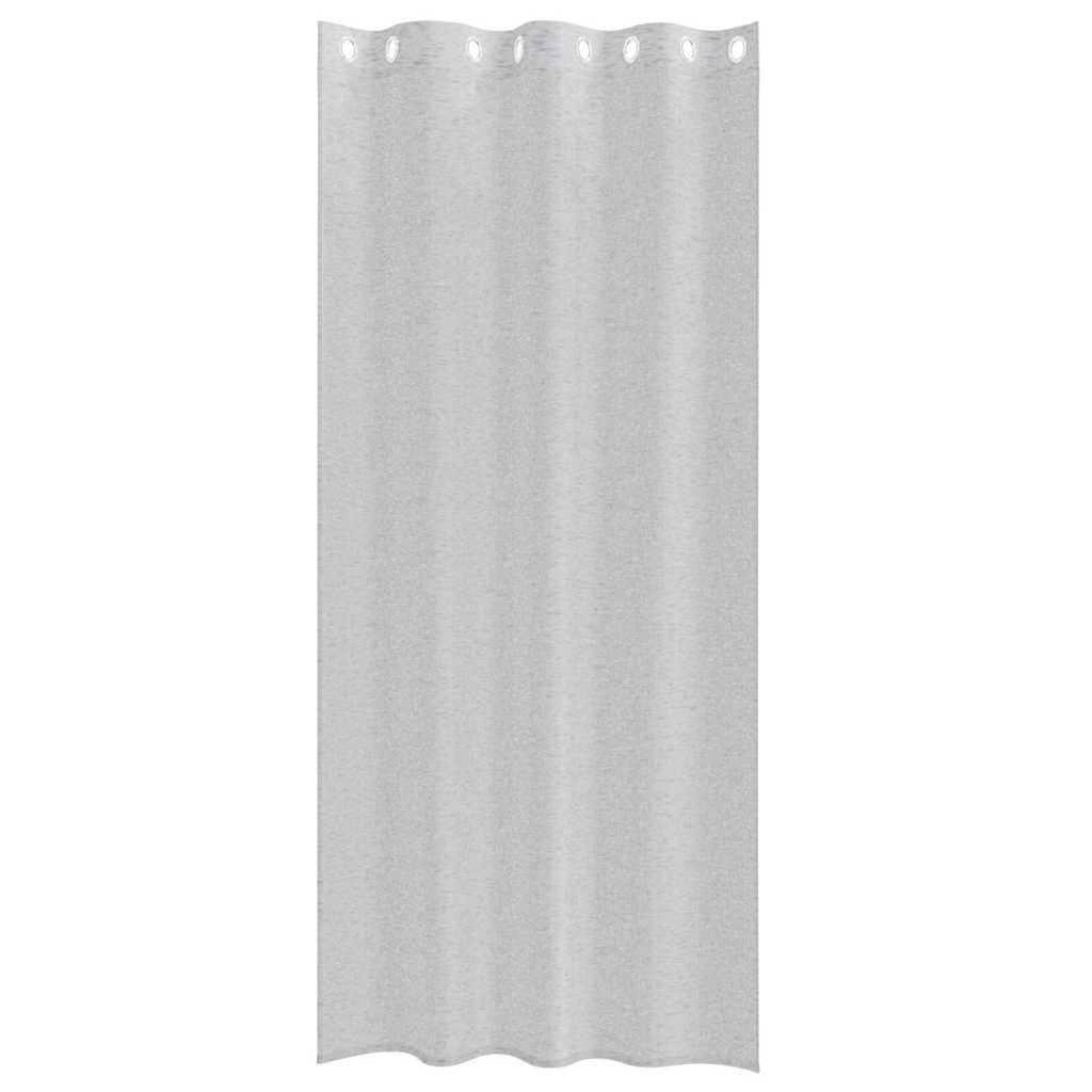 Tenda in Velo 2 pcs Grigio chiaro 260 x 140 cm Poliestere | homemem39