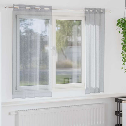 Tenda in Velo 2 pcs Grigio scuro 175 x 140 cm Poliestere | homemem39