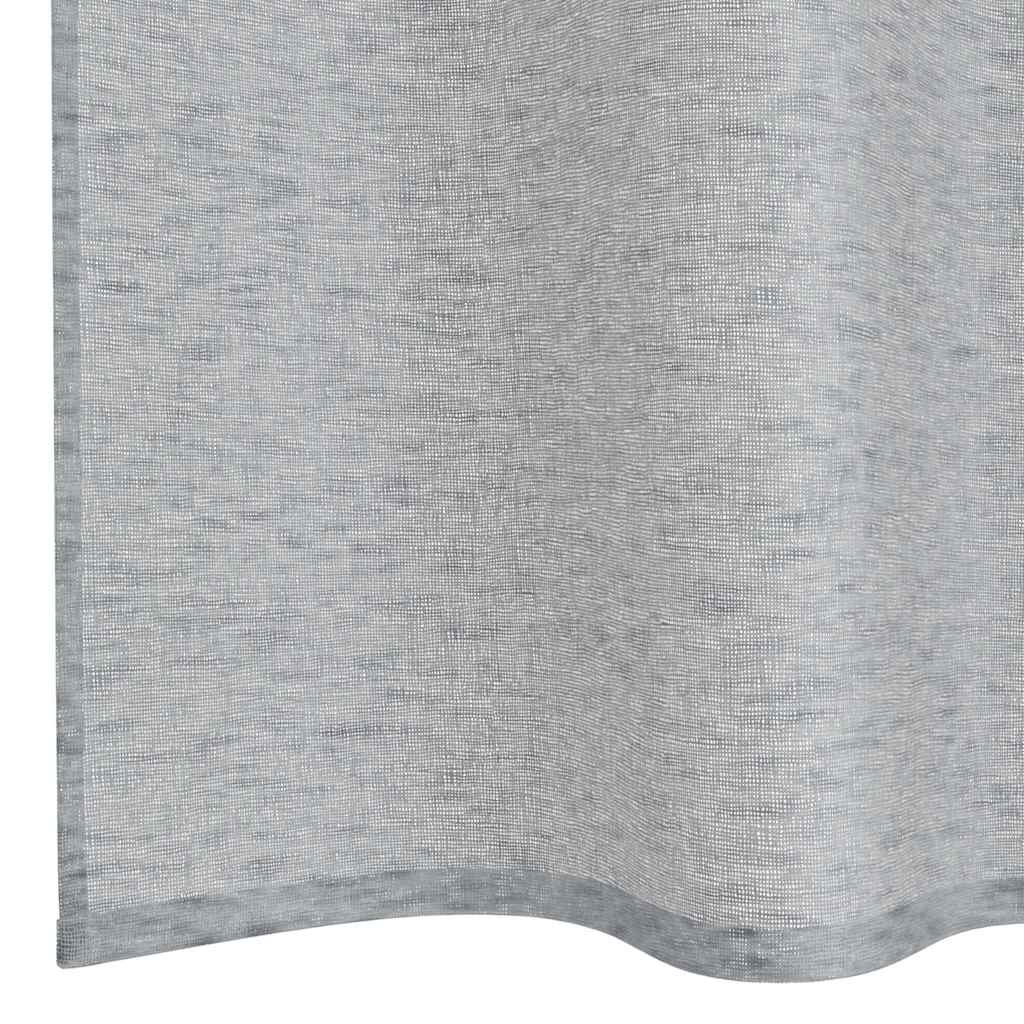 Tenda in Velo 2 pcs Grigio scuro 245 x 140 cm Poliestere | homemem39