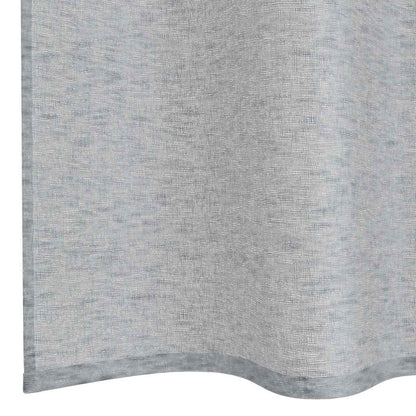 Tenda in Velo 2 pcs Grigio scuro 260 x 140 cm Poliestere