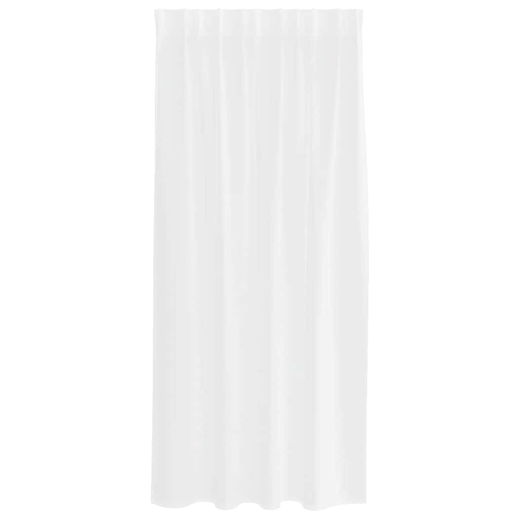 Tenda in Velo con tende 2 pcs Bianco 175 x 140 cm Poliestere | homemem39