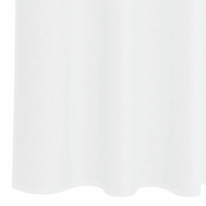 Tenda in Velo con tende 2 pcs Bianco 260 x 140 cm Poliestere | homemem39