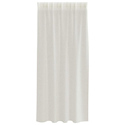Tenda in Velo con tende 2 pcs Crema 175 x 140 cm Poliestere | homemem39