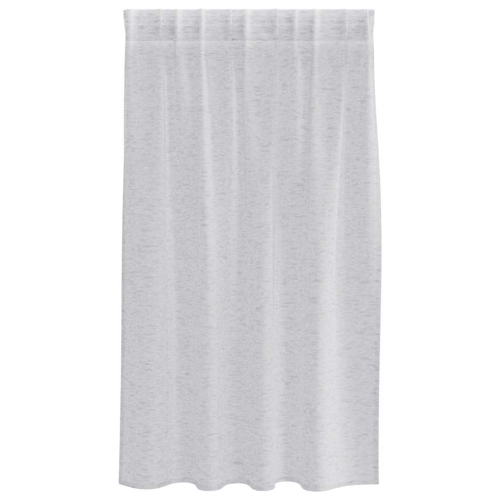 Tenda in Velo 2 pcs Grigio chiaro 140 x 140 cm Poliestere | homemem39