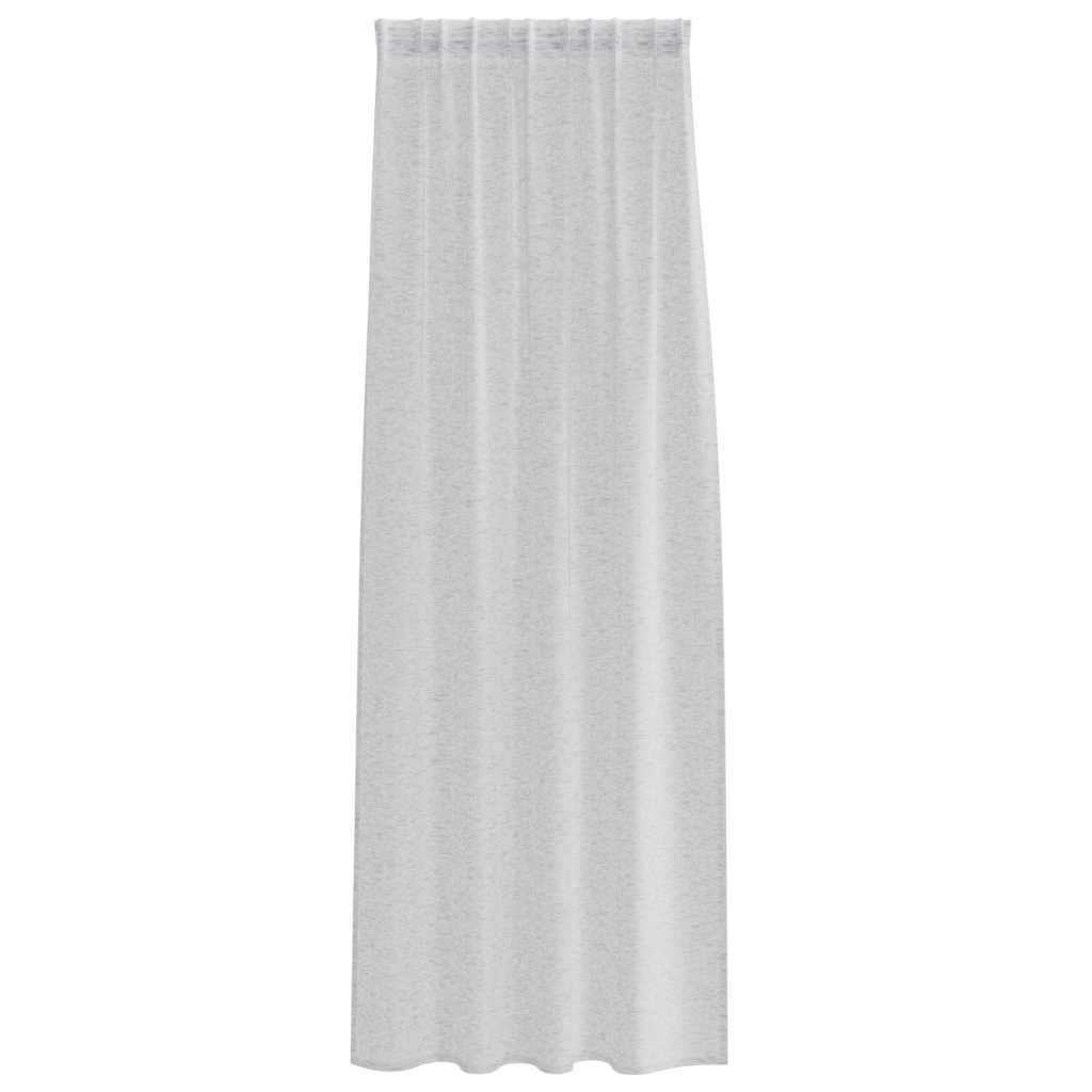 Tenda in Velo 2 pcs Grigio chiaro 245 x 140 cm Poliestere | homemem39