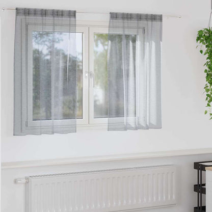 Tenda in Velo 2 pcs Grigio scuro 140 x 140 cm Poliestere | homemem39