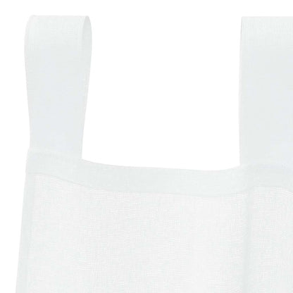 Tenda in Velo con tende 2 pcs Bianco 175 x 140 cm Poliestere | homemem39