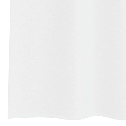 Tenda in Velo con tende 2 pcs Bianco 245 x 140 cm Poliestere | homemem39