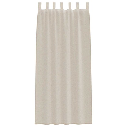 Tenda in Velo con tende 2 pcs Sabbia 225 x 140 cm Poliestere | homemem39