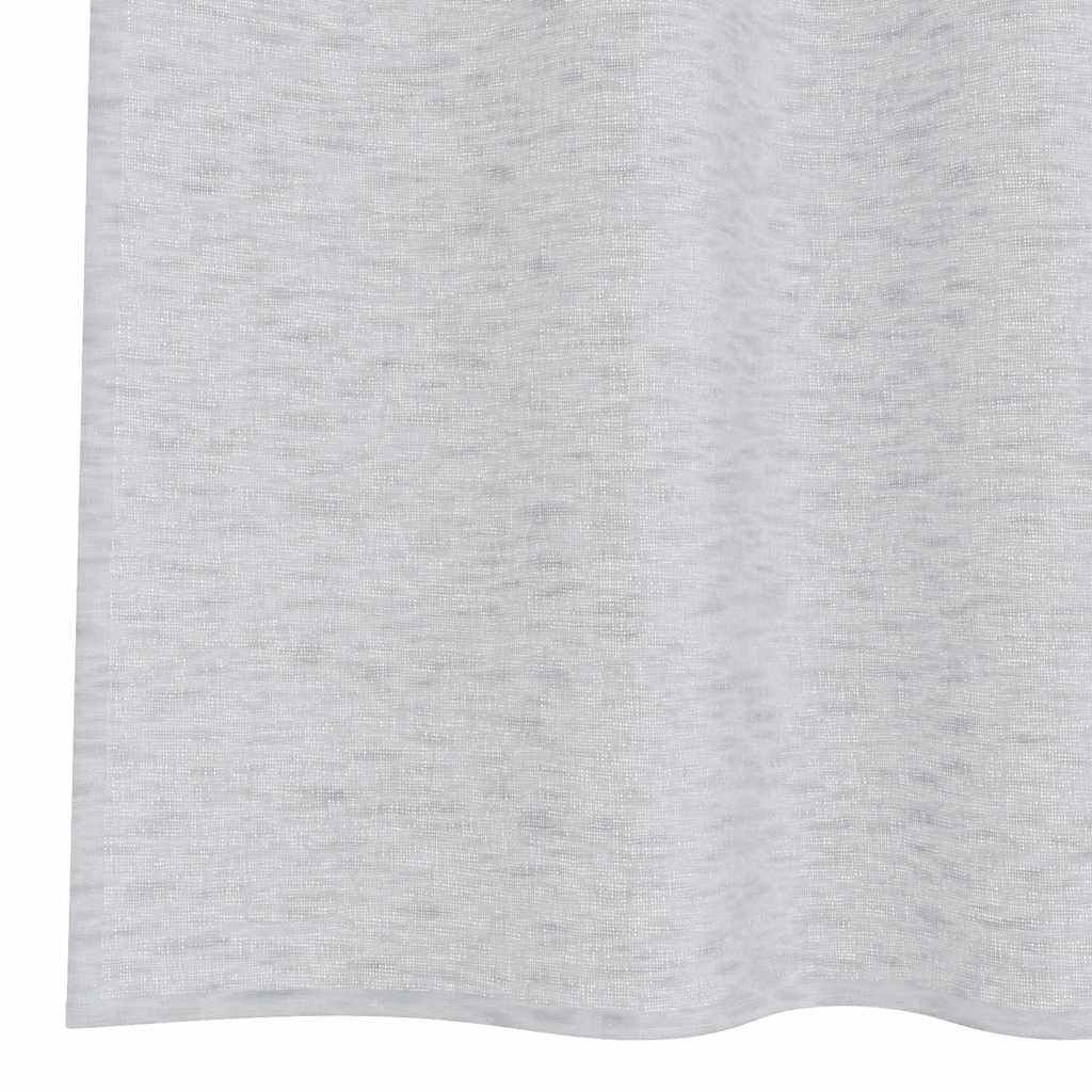 Tenda in Velo 2 pcs Grigio chiaro 175 x 140 cm Poliestere | homemem39