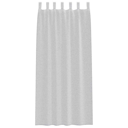 Tenda in Velo 2 pcs Grigio chiaro 260 x 140 cm Poliestere | homemem39