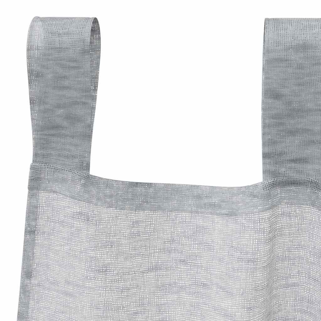 Tenda in Velo 2 pcs Grigio scuro 245 x 140 cm Poliestere | homemem39