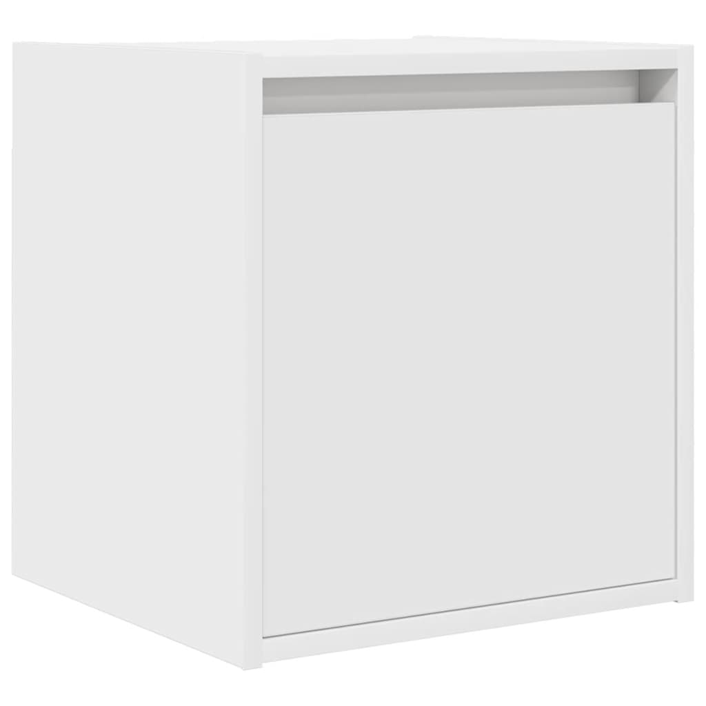 Comodini a Muro 2 pz Bianchi 38x34x40 cm - homemem39
