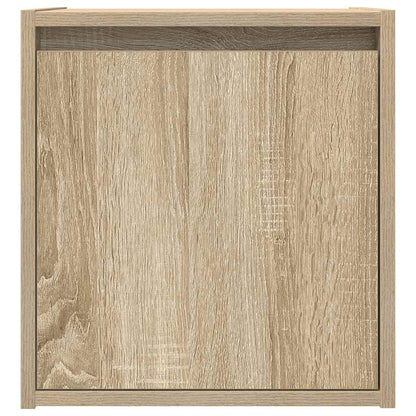 Comodino a Muro Rovere Sonoma 38x34x40 cm - homemem39