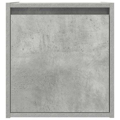 Comodini a Muro 2 pz Grigio Cemento 38x34x40 cm - homemem39