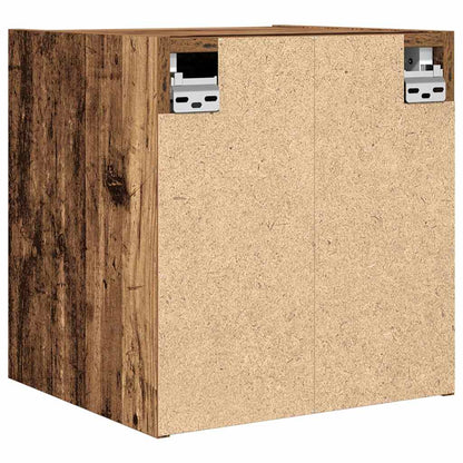Comodini a Muro 2 pz Legno Antico 38x34x40 cm - homemem39