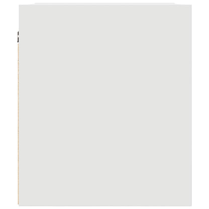 Comodini a Muro 2 pz Bianchi 38x34x40 cm - homemem39