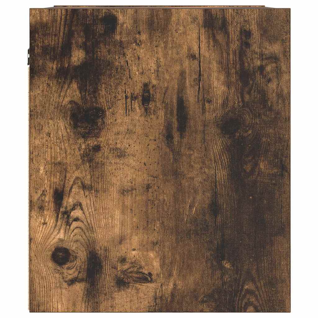 Comodino a Muro Rovere Fumo 38x34x40 cm - homemem39