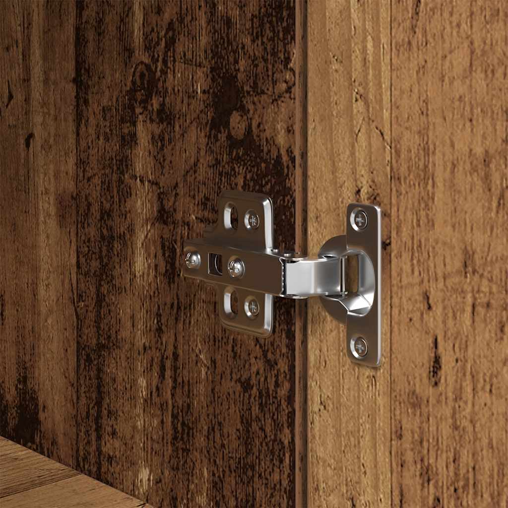 Comodino Legno Antico 39x35x125 cm in Legno Multistrato