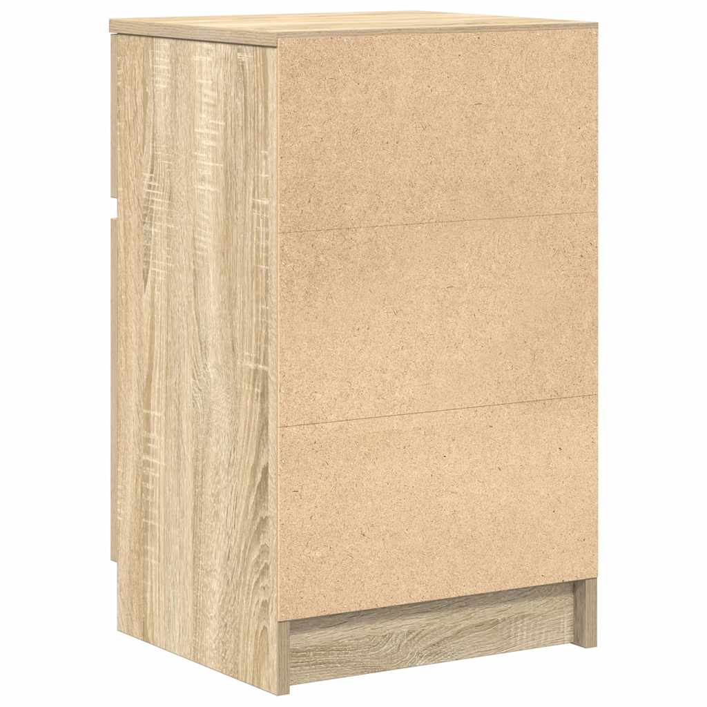 Comodini 2 pz Rovere Sonoma 39x35x65 cm in Legno Multistrato - homemem39