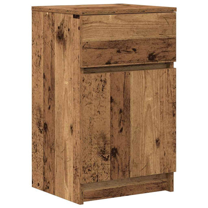 Comodino Legno Antico 39x35x65 cm in Legno Multistrato - homemem39