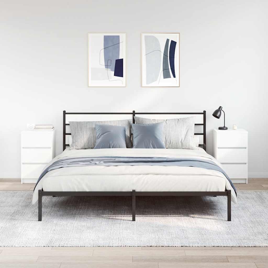 Comodini con 3 Cassetti 2 pz Bianco 39x35x65 cm - homemem39